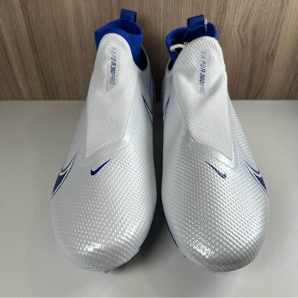 Nike Vapor Edge Pro 360 Football Cleat White Blue CV6345-107 Men’s Size 13 - Picture 2 of 10